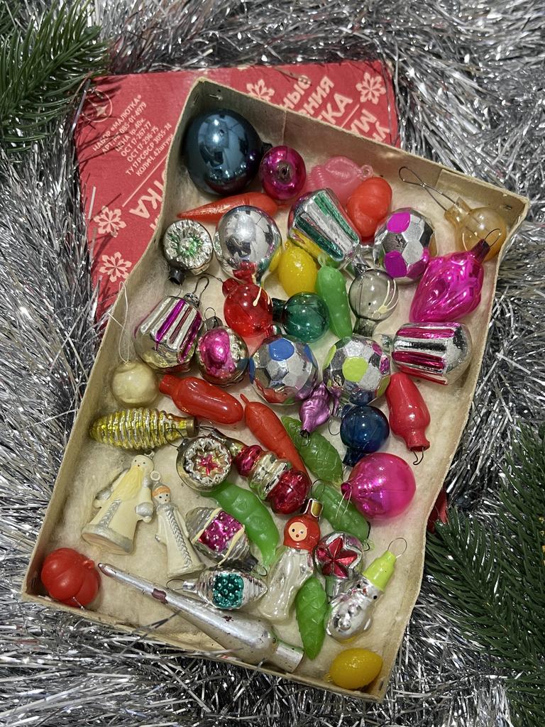 Советские елочные игрушки, елка Малютка