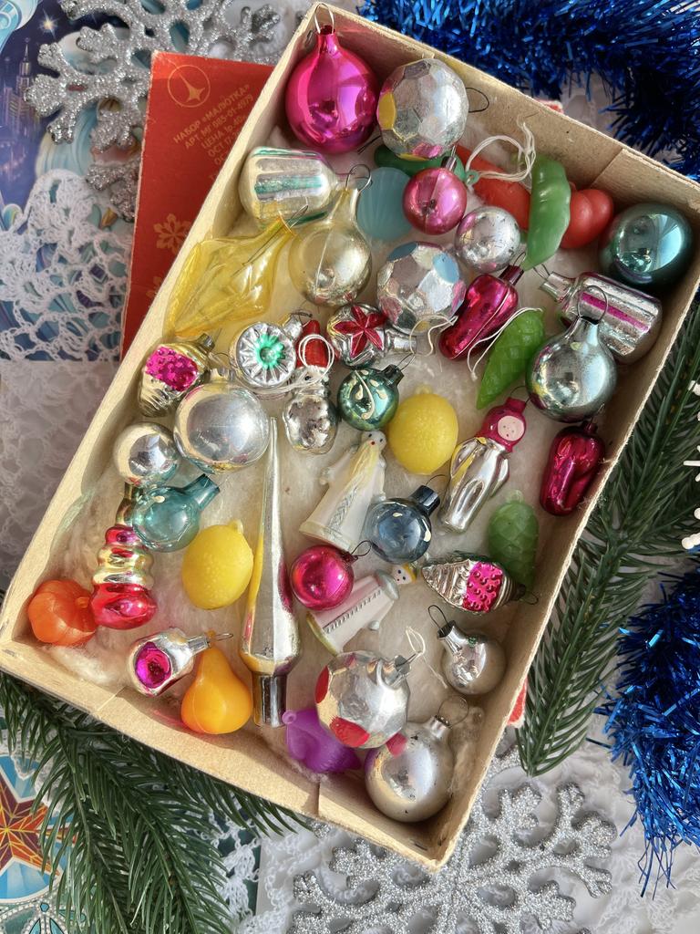 Набор елочных игрушек Малютка, Москва, 1979 г.