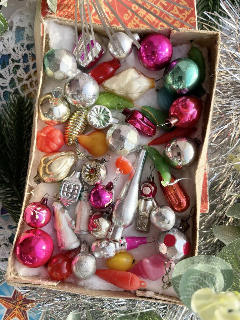 Набор елочных игрушек Малютка, 1979 г.