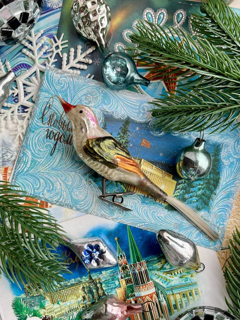 Старинные елочные игрушки, советские елочные игрушки на прищепках