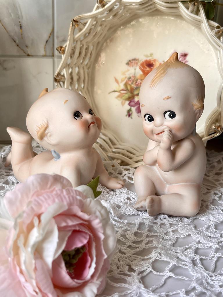 Фарфоровые фигурки Кьюпи, пара