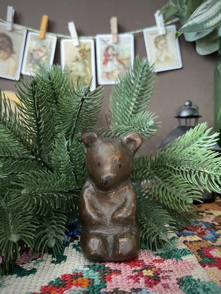 Елочная игрушка медведь