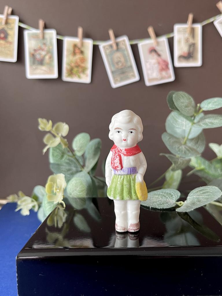 Старинная куколка-фигурка, 7 см, Япония