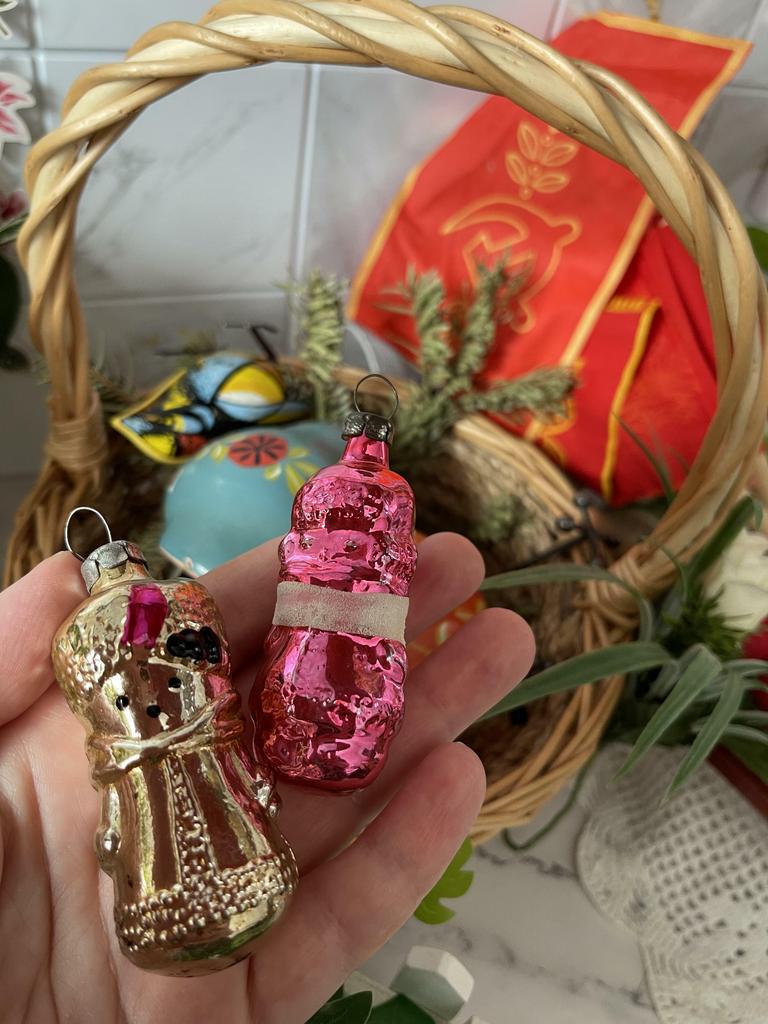 Советская елочная игрушка Дети