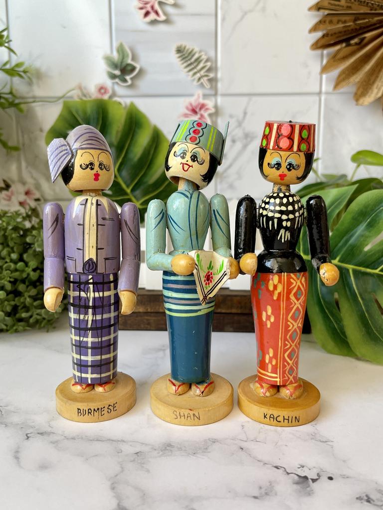 Деревянные куклы Мьянмы