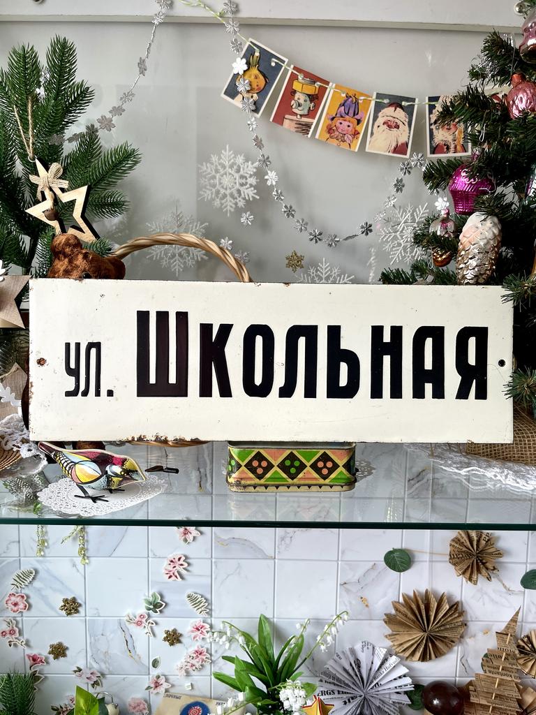 Табличка «ул. Школьная»