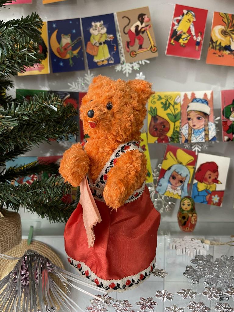 Медведь мишка механический заводной СССР