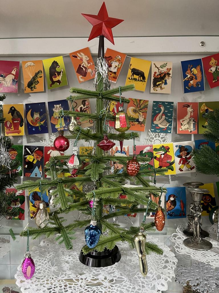 Набор стеклянных елочных игрушек