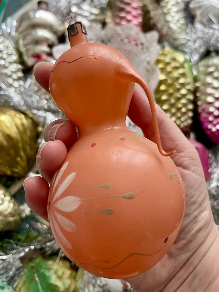 Большая елочная игрушка Кувшин