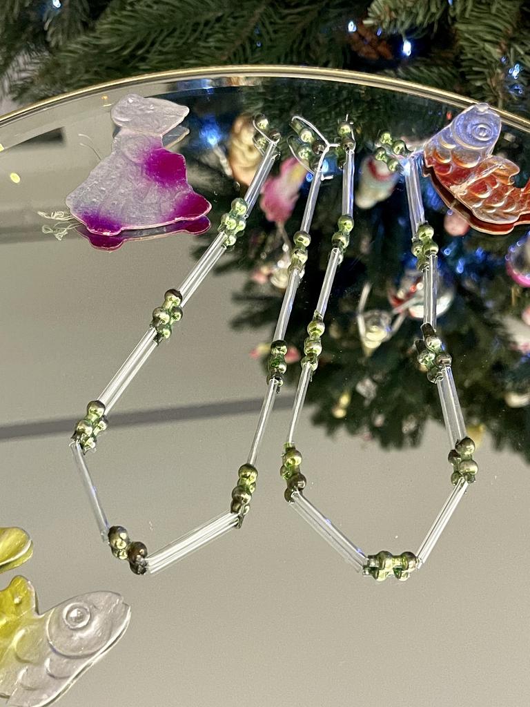 Мини бусы для елочки #мб1