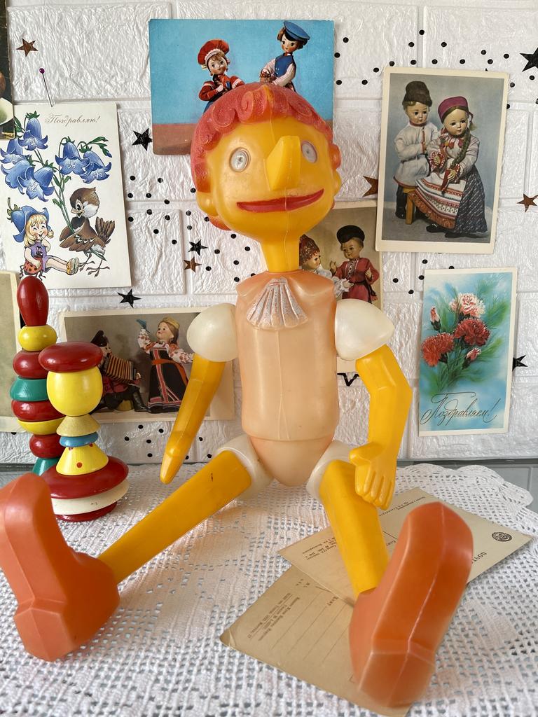 Буратино, клеймо Московской ф-ки «Малыш»