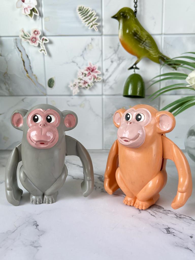 Заводная механическая обезьянка