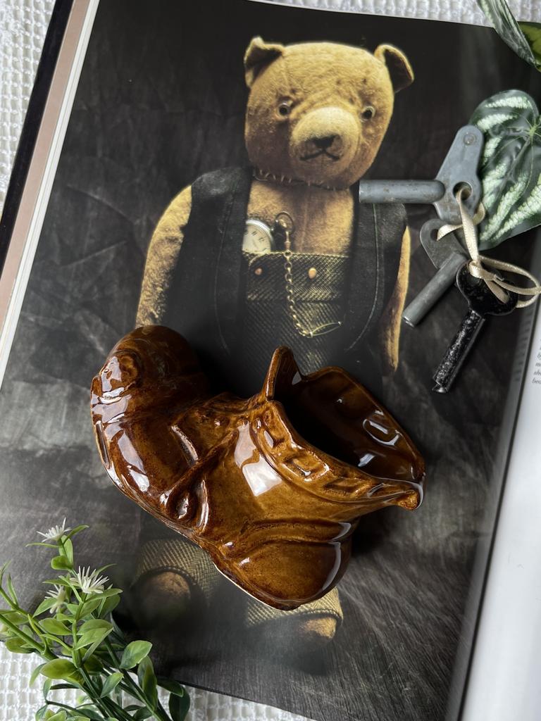 Башмачок керамический глазурованный