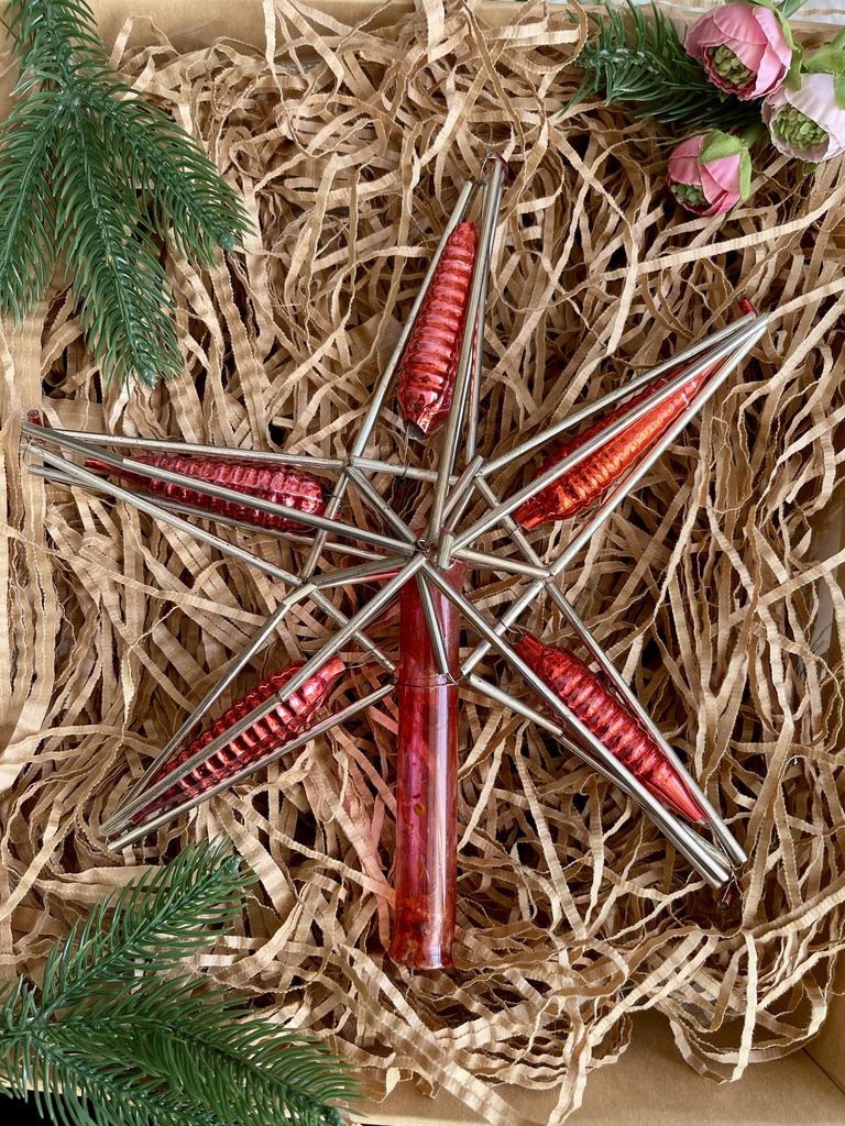 Большая стеклярусная звезда