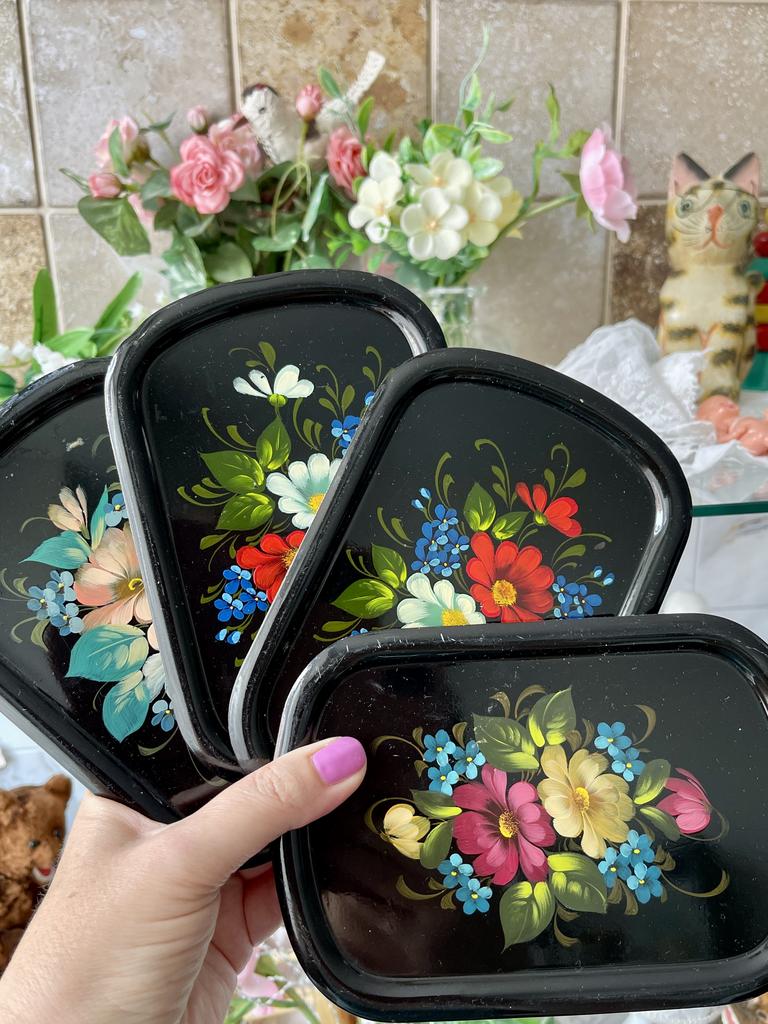 Мини подносы Жостово