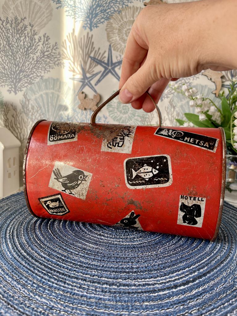1969 г жестяная сумочка баул
