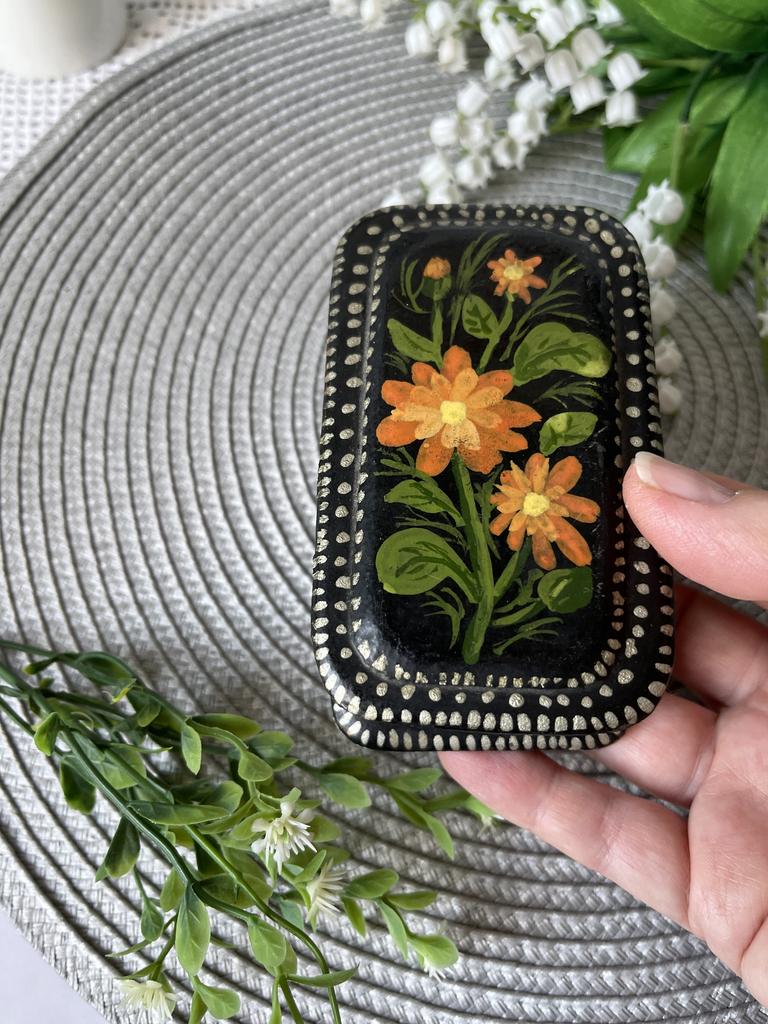 Деревянная мини шкатулочка