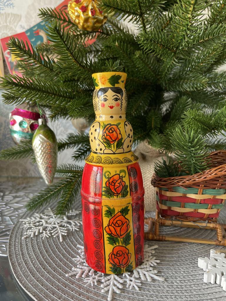 Советская матрешка шкатулка