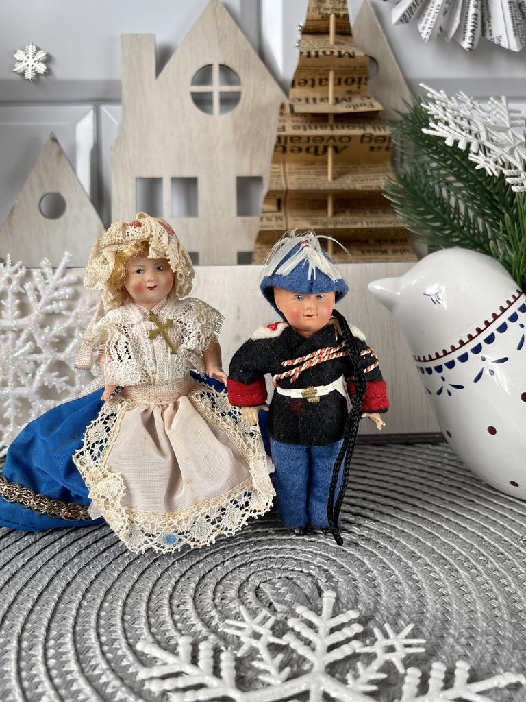 Антикварные целлулоидные куколки Petitcollin