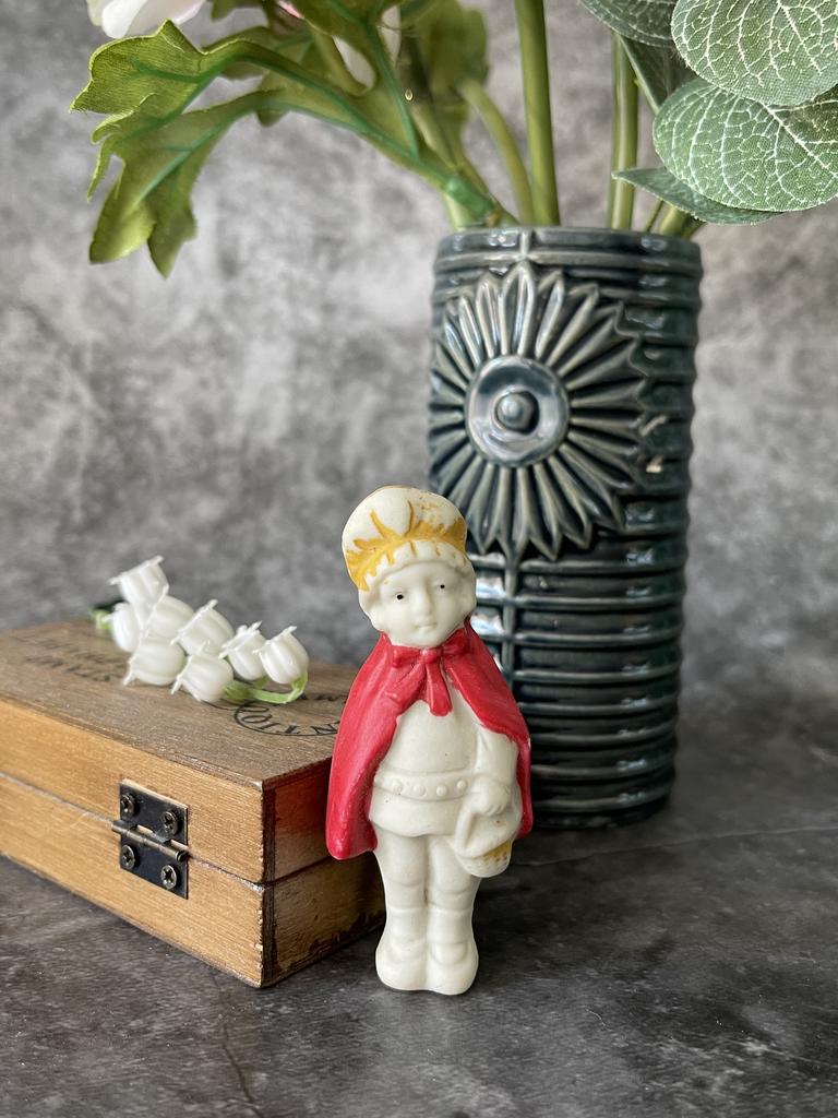 Антикварная мини кукла Япония