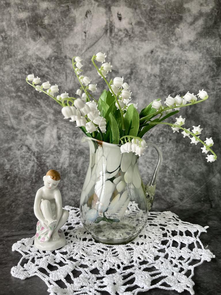 Кувшин из цветного стекла ссср