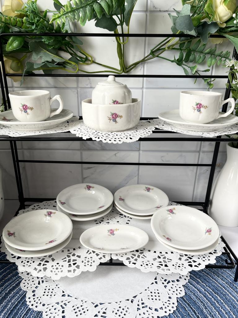 1953 г. Фарфоровая кукольная посуда Дулево СССР