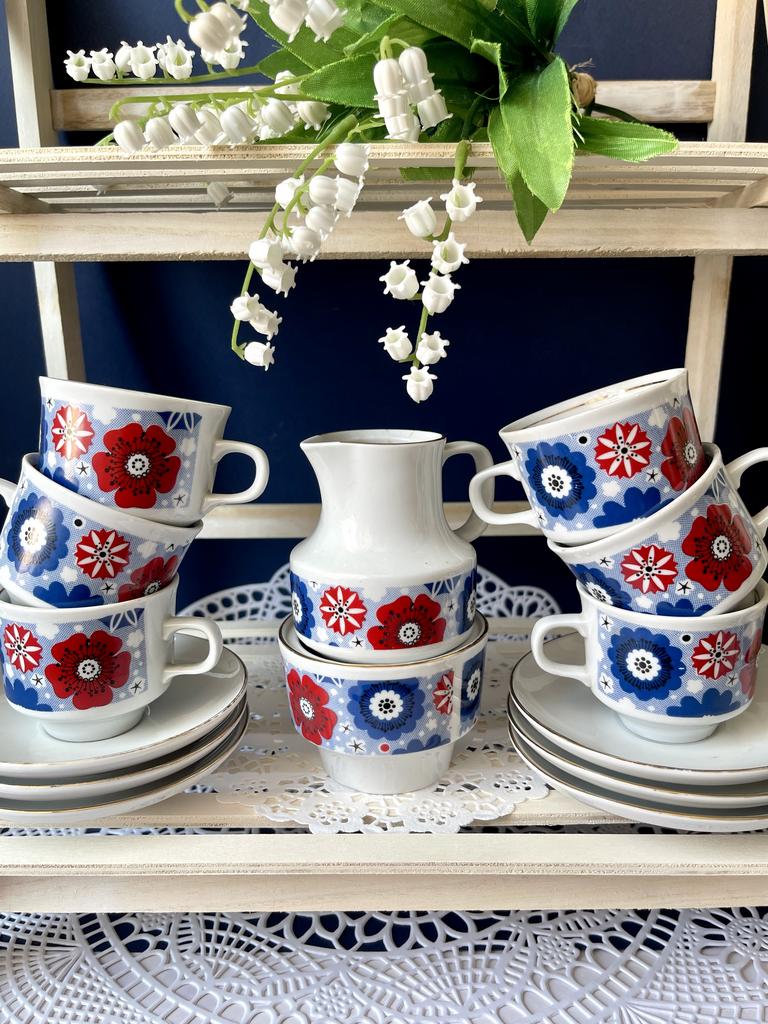 ГДР; детский фарфоровый сервиз; Кольдиц