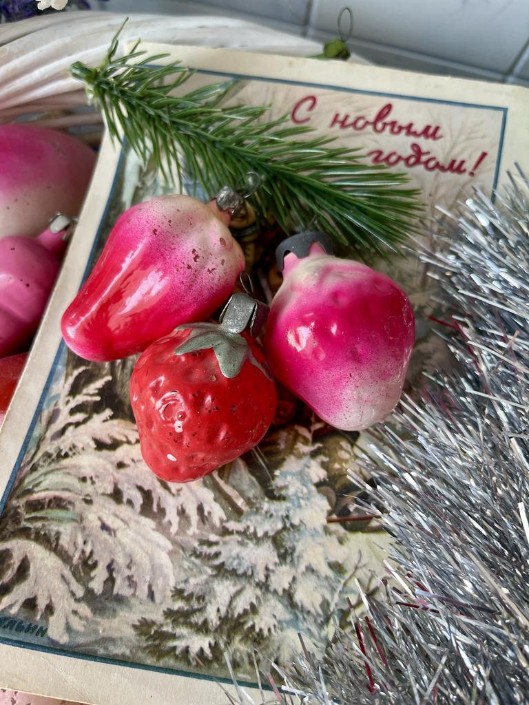 Советские елочные игрушки 1950-60 г