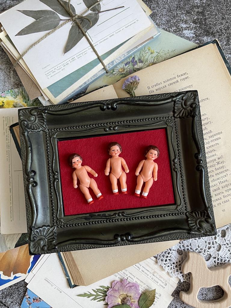 ГДР. Редкая крохотная куколка-Аришка