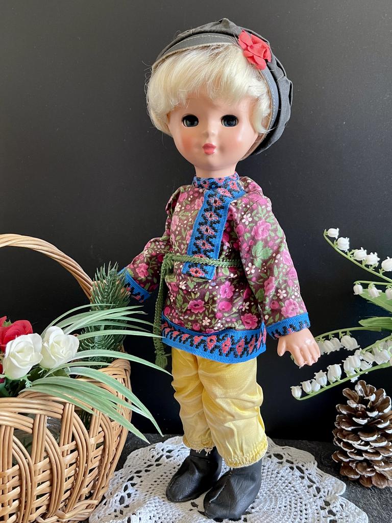 «Иван» советская кукла из пресс-опилок