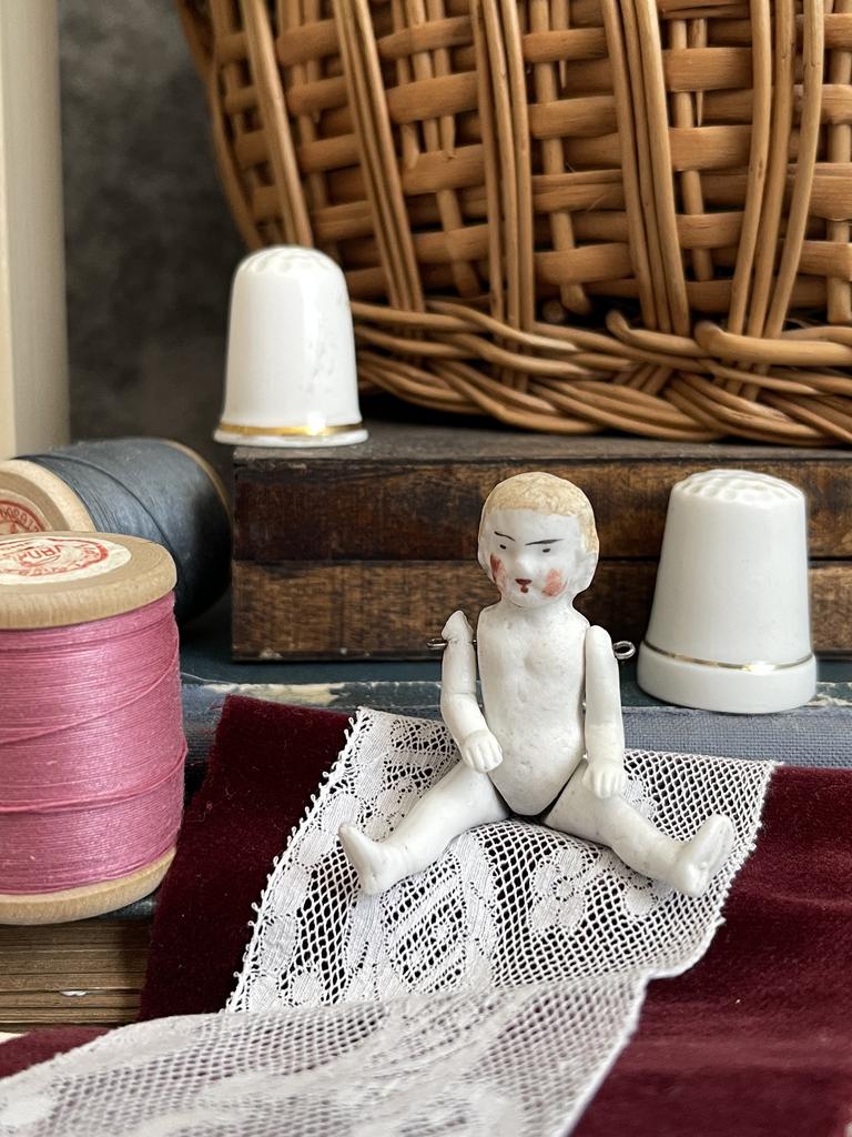 Миниатюрная бисквитная куколка, Германия, нач.XX века.