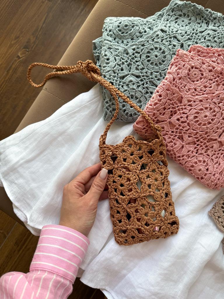 Мастер-класс и чат совместного вязания сумки «FLORIA»