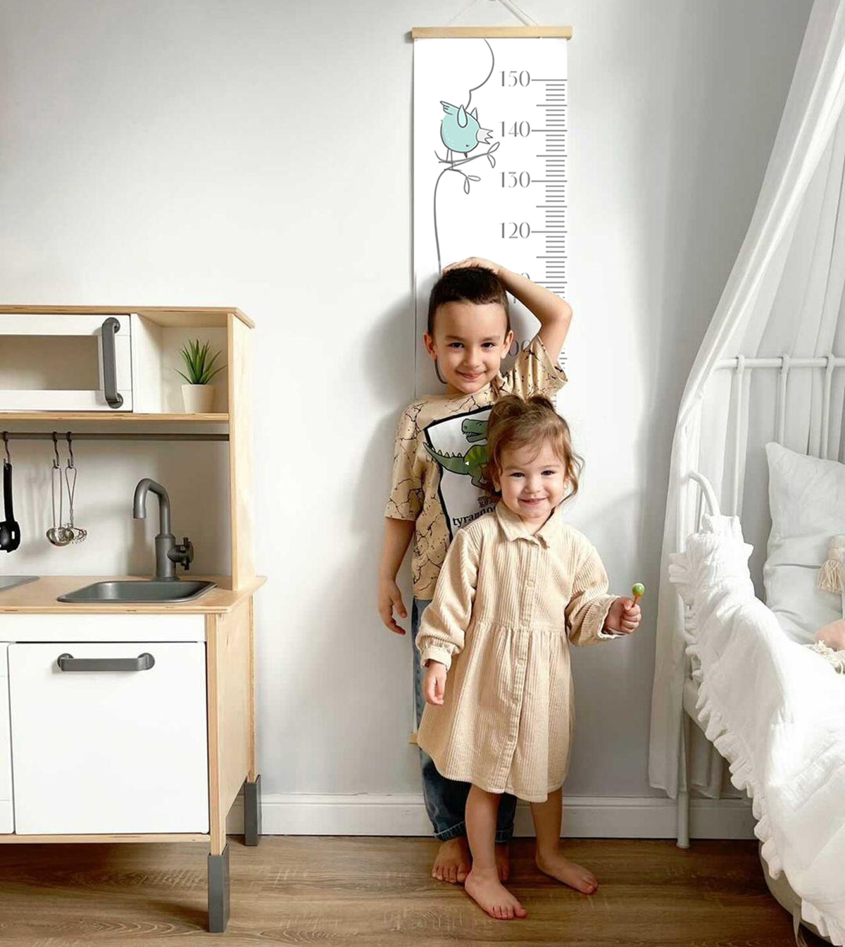 Ростомер в комплекте с деревянным магнитным держателем Lapoussin