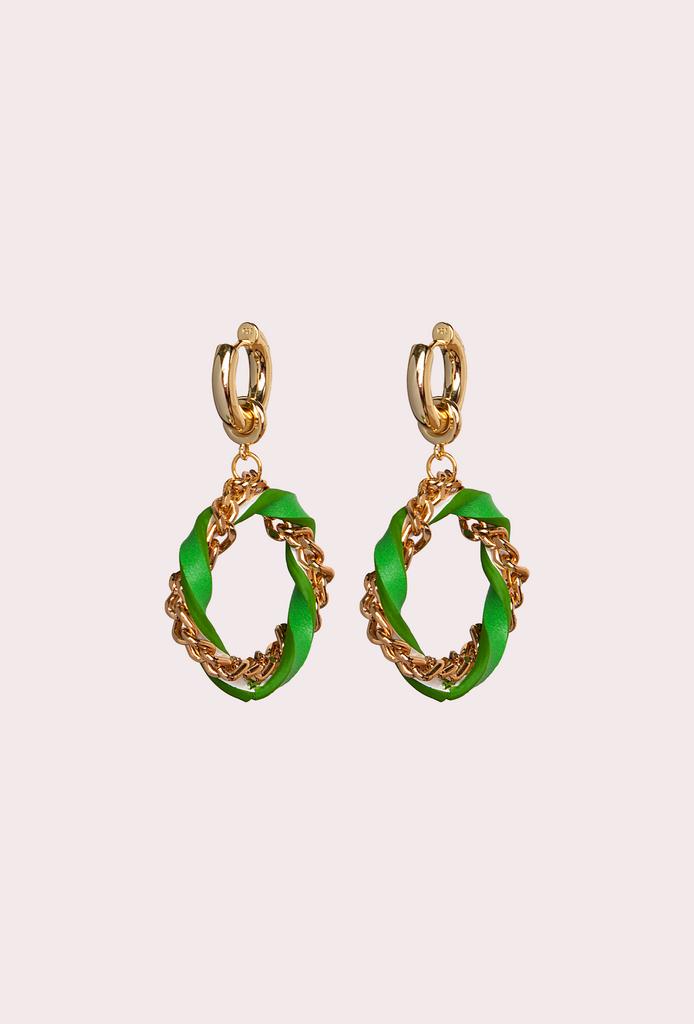 серьги SIREN GREEN
