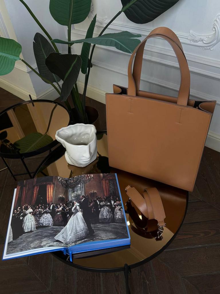 вертикальный шопер, мини, coconut