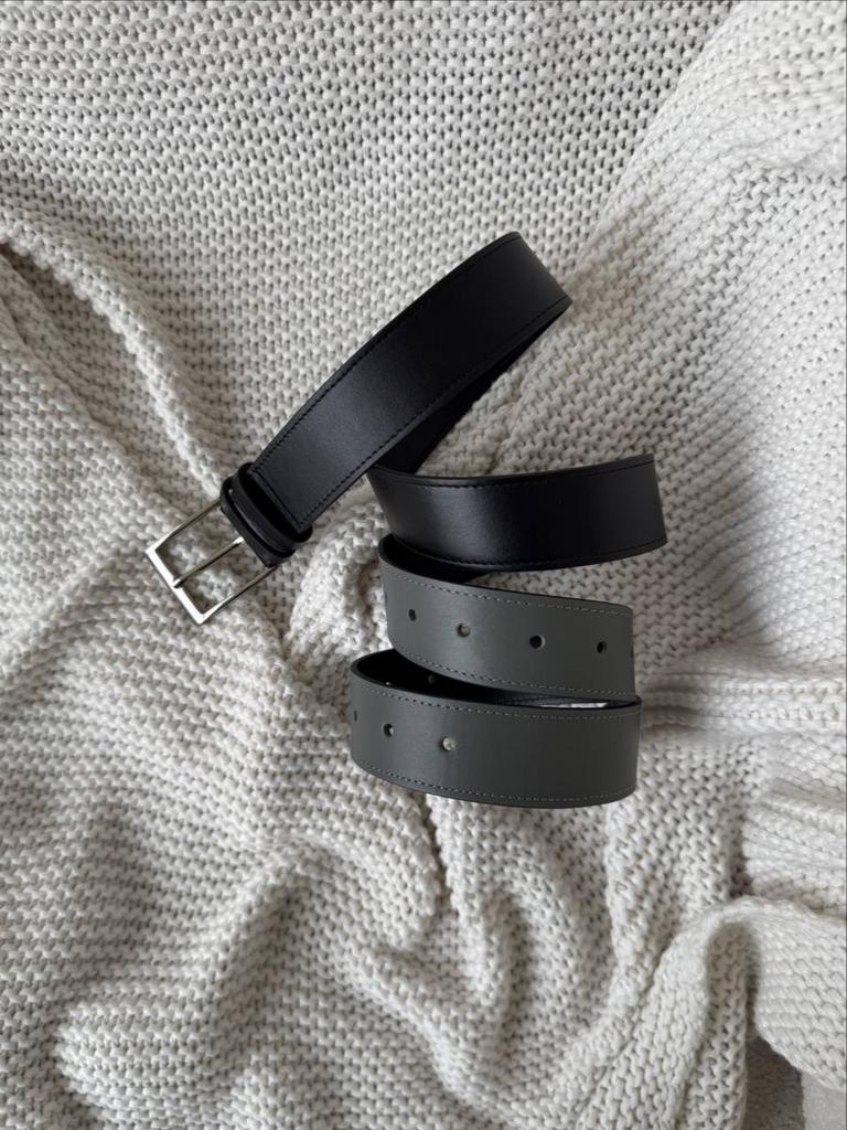 ремень колорблок, black and topo