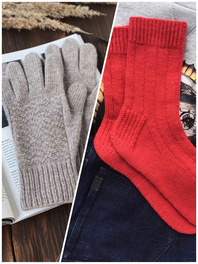 Набор мужских МК носки + перчатки