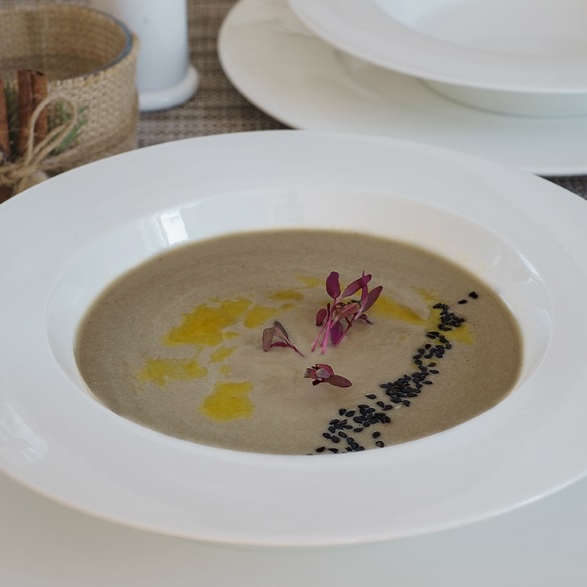 Крем-суп с грибами и соевым молоком 250гр