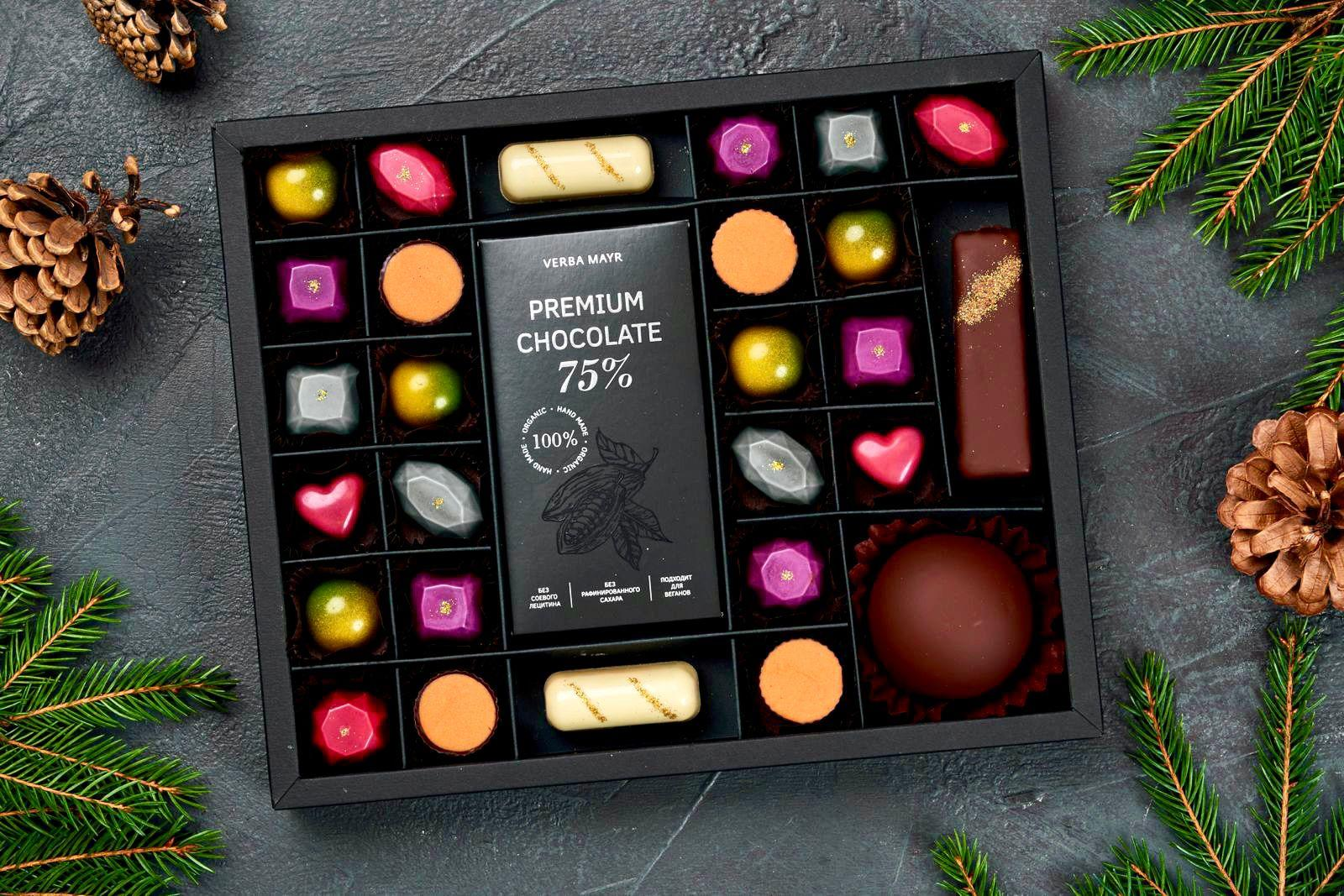 Коробка конфет подарочная