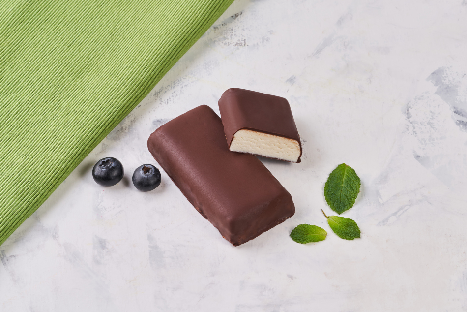 Батончик молочный с протеином в горьком шоколаде 50 г