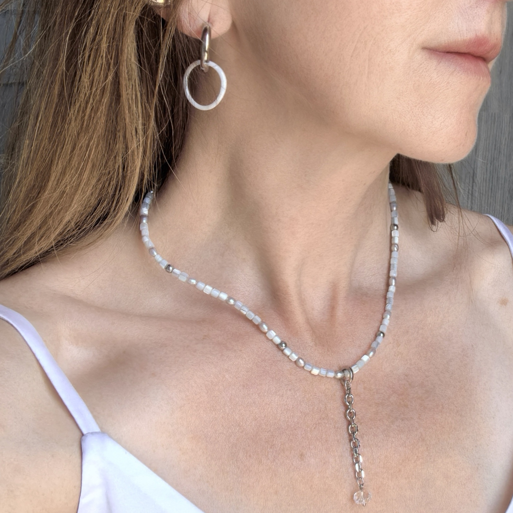 Серьги из керамики