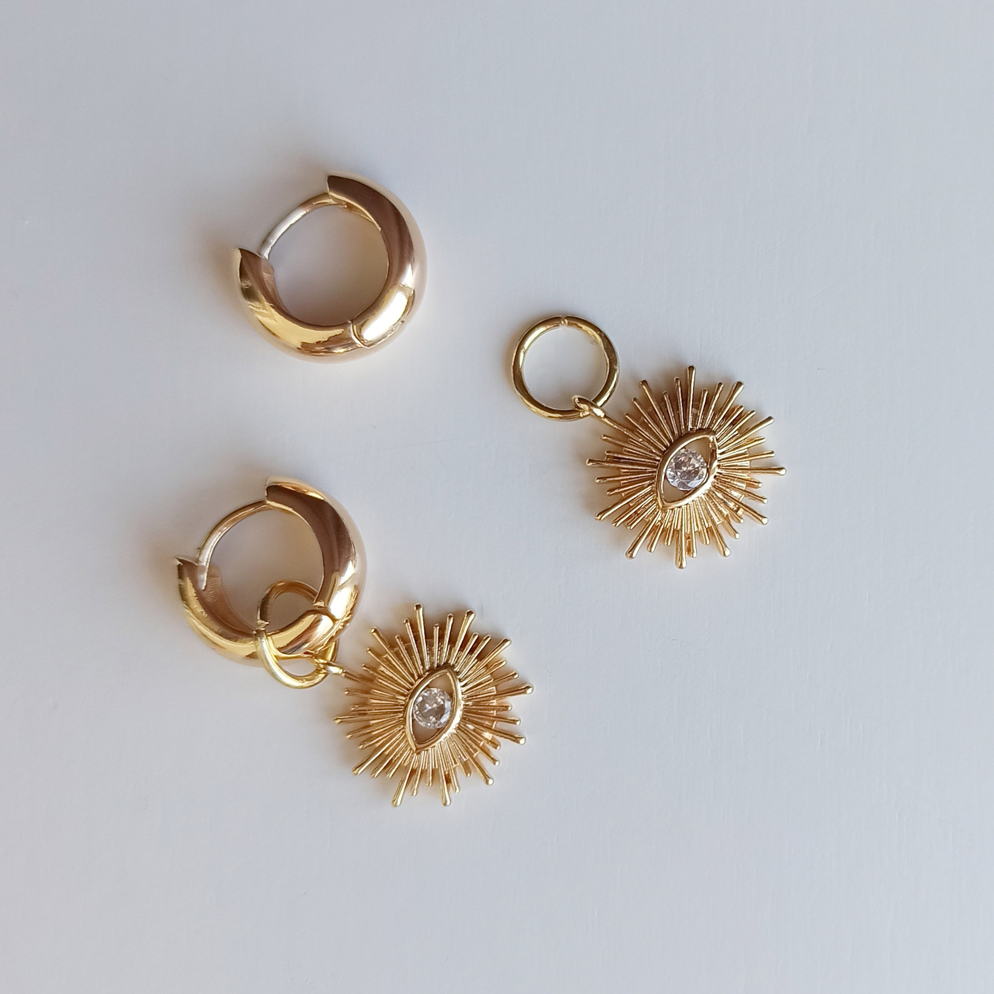 Серьги Солнце