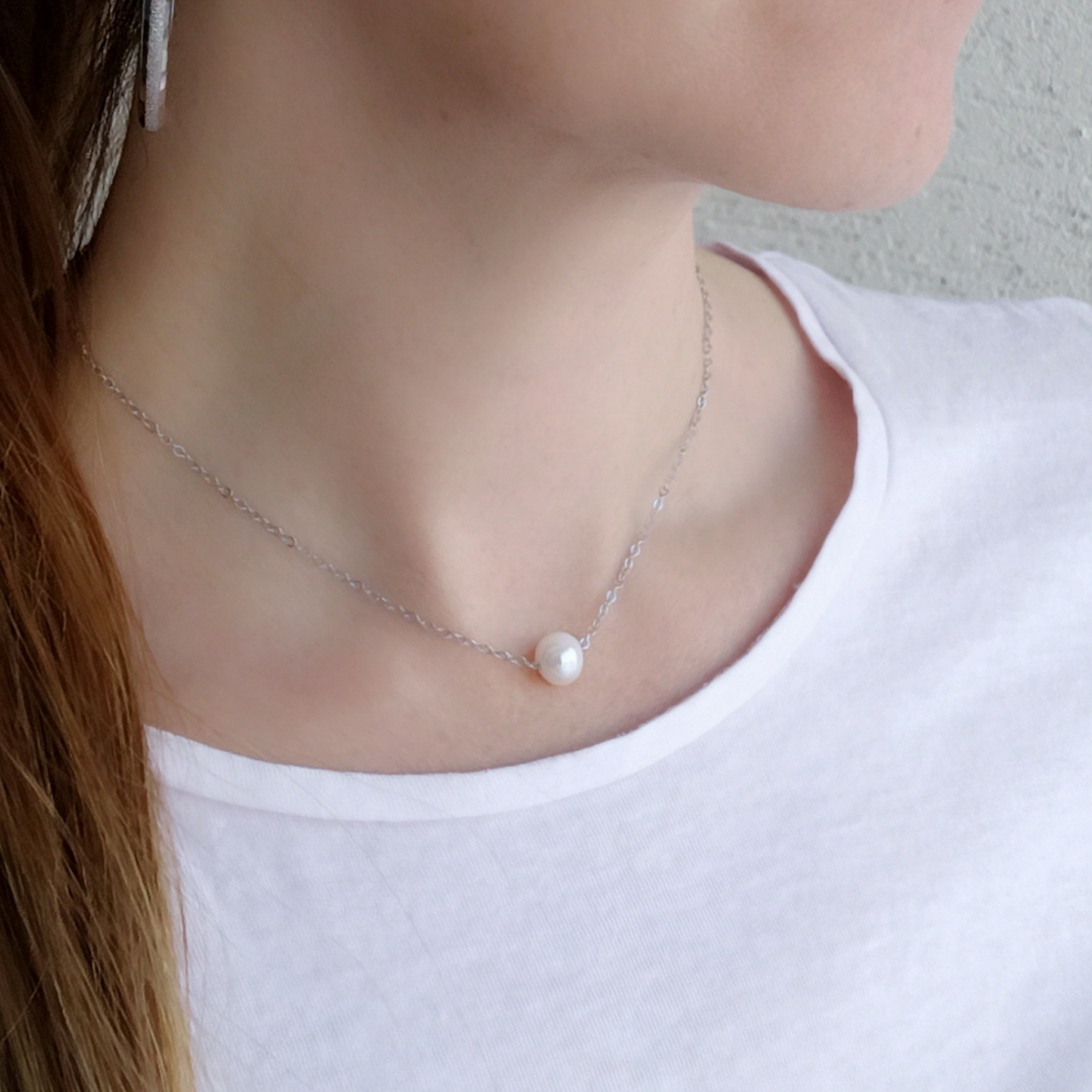 жемчужина +на цепочке