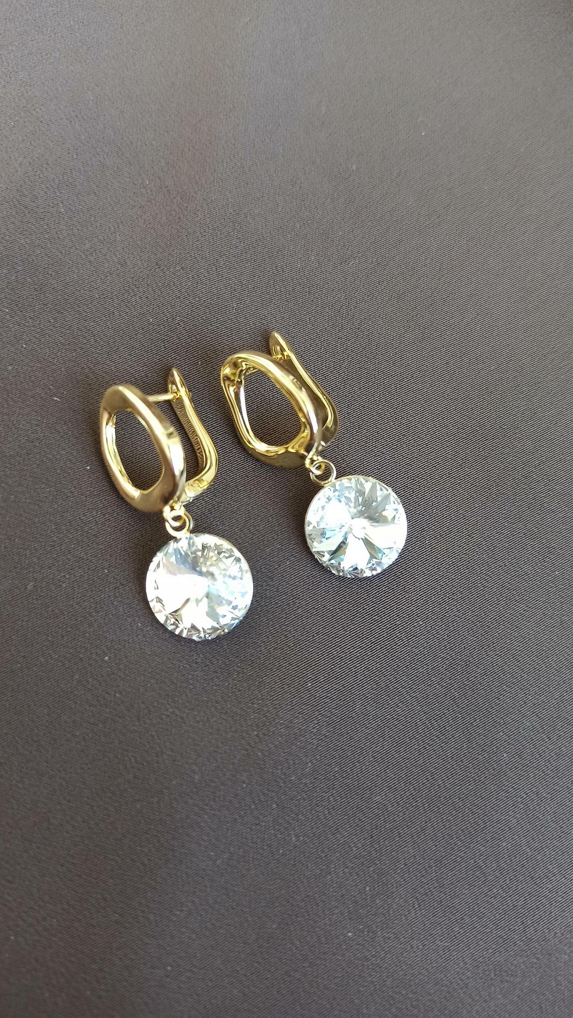 СЕРЬГИ КРИСТАЛЬНЫЕ ЛУЖИ