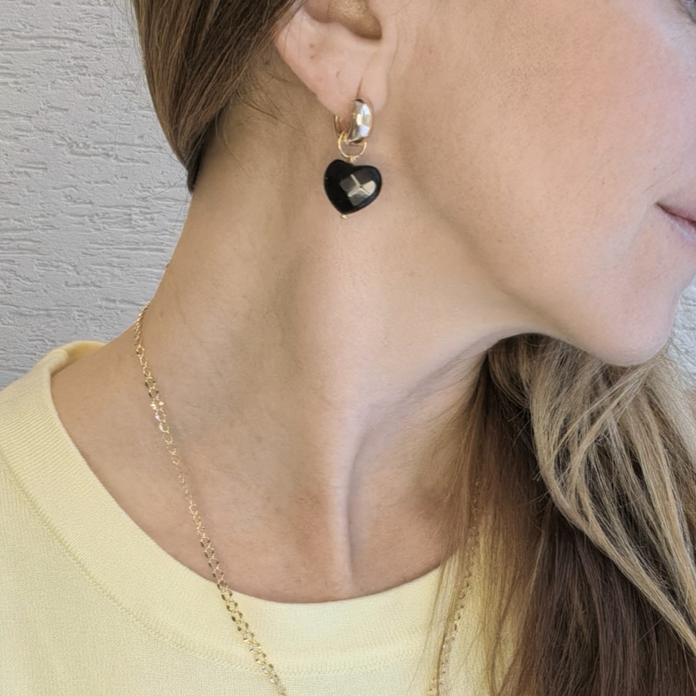 Серьги с ониксом