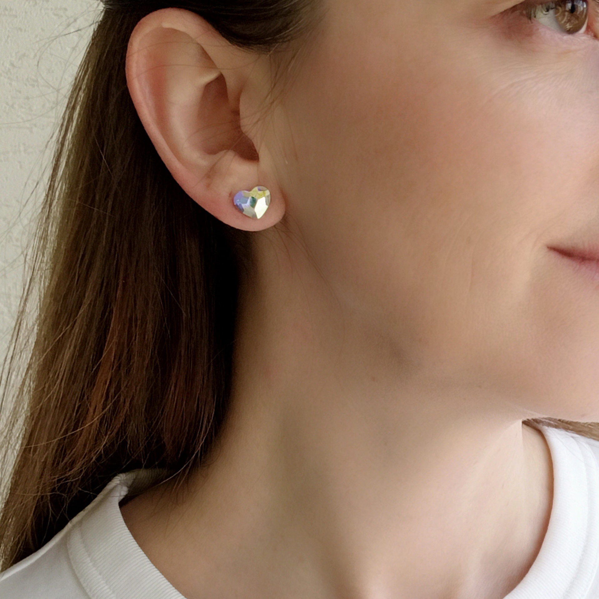 ПУСЕТЫ СЕРДЦЕ СЕВЕРНОЕ СИЯНИЕ