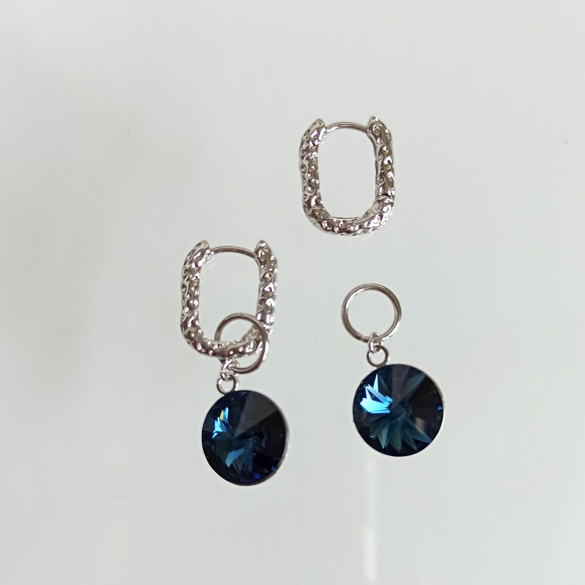 Серьги трансформеры Сваровски