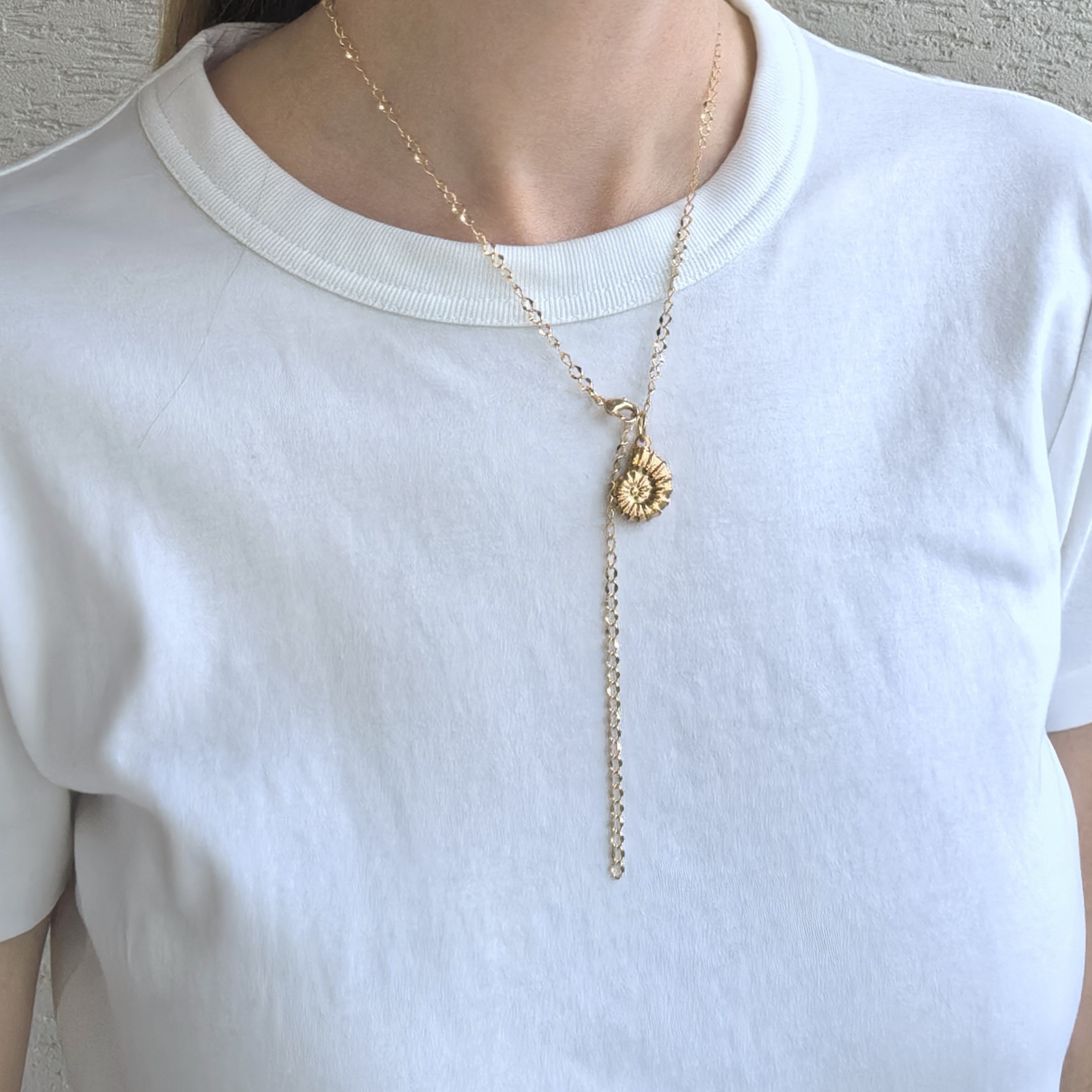 Колье галстук Ракушка