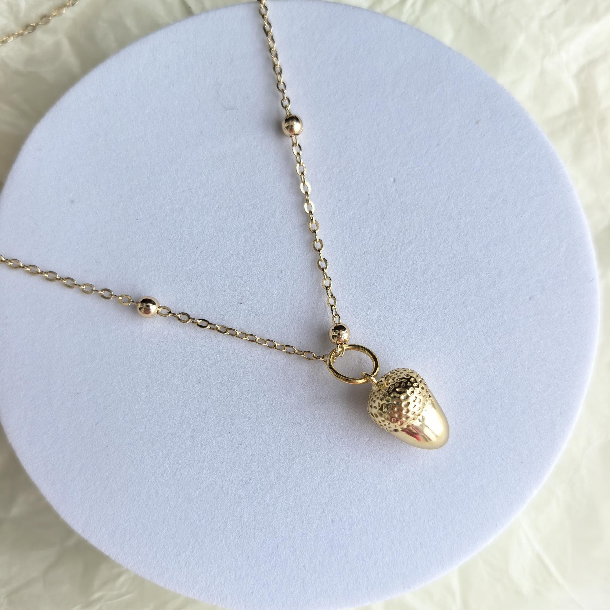 Цепочка с подвеской на шею Желудь