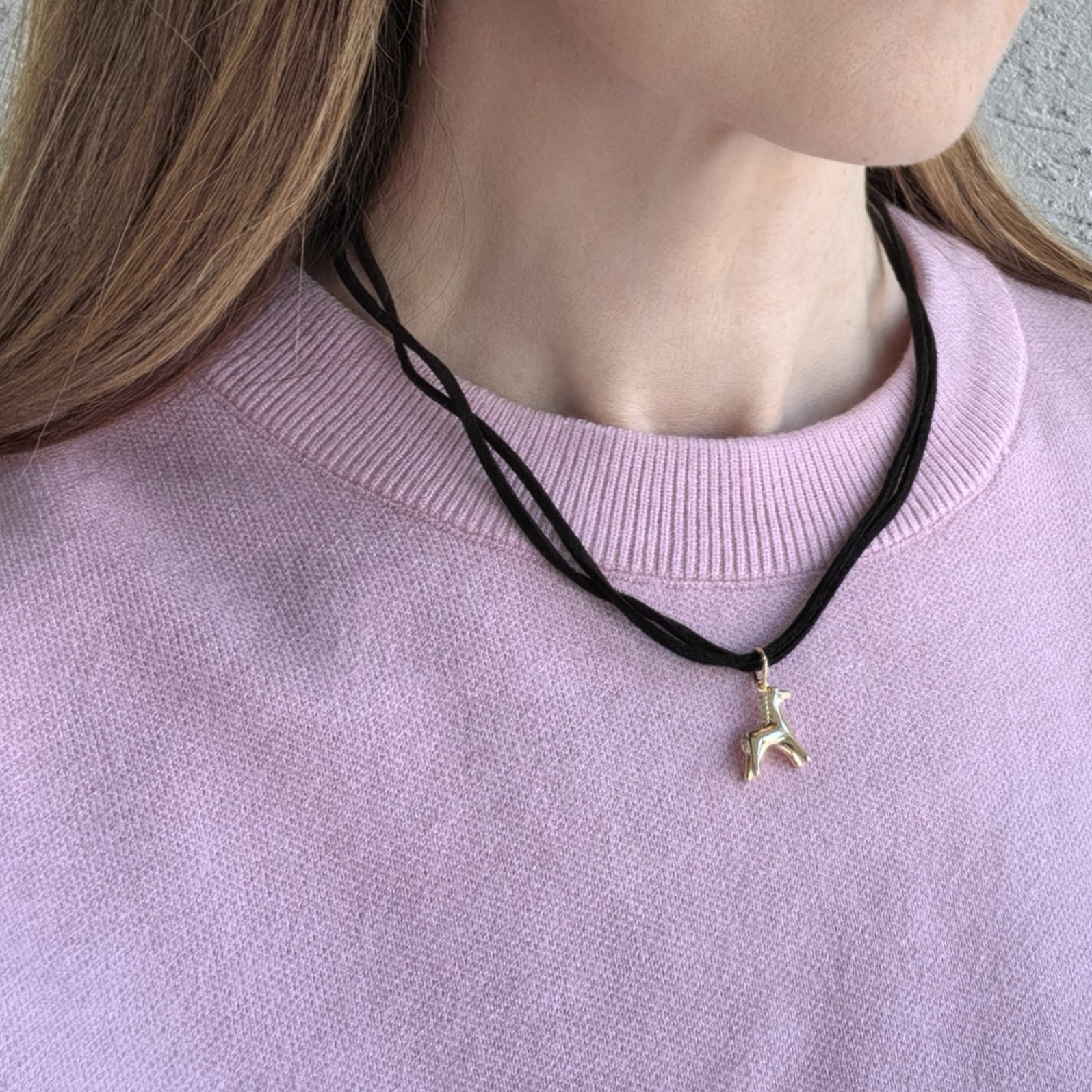 Колье на шнурке Лошадь